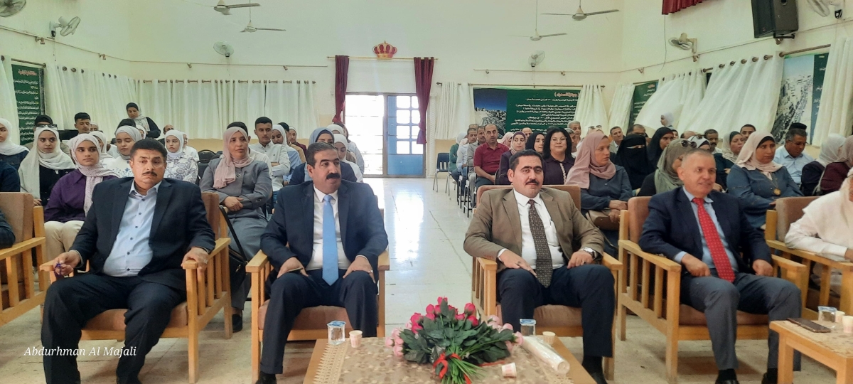 الفقرا يرعى حفل تكرم الطلبة الاوائل في امتحان الثانوية العامة 2024 بتربية القصر