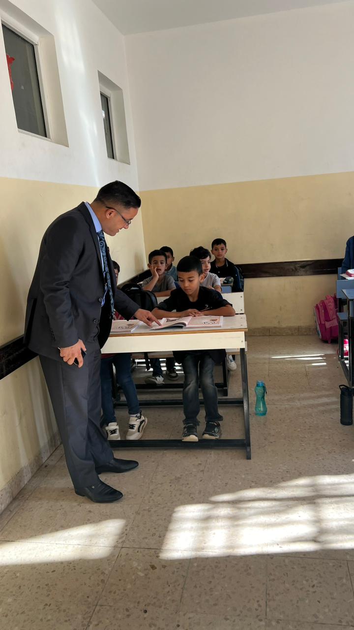المساعيد يزور مدرسة الزهراء الثانوية المختلطة