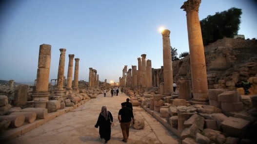 انخفاض عدد زوار المدينة الأثرية في جرش من 6 آلاف زائر يوميا إلى قرابة 200