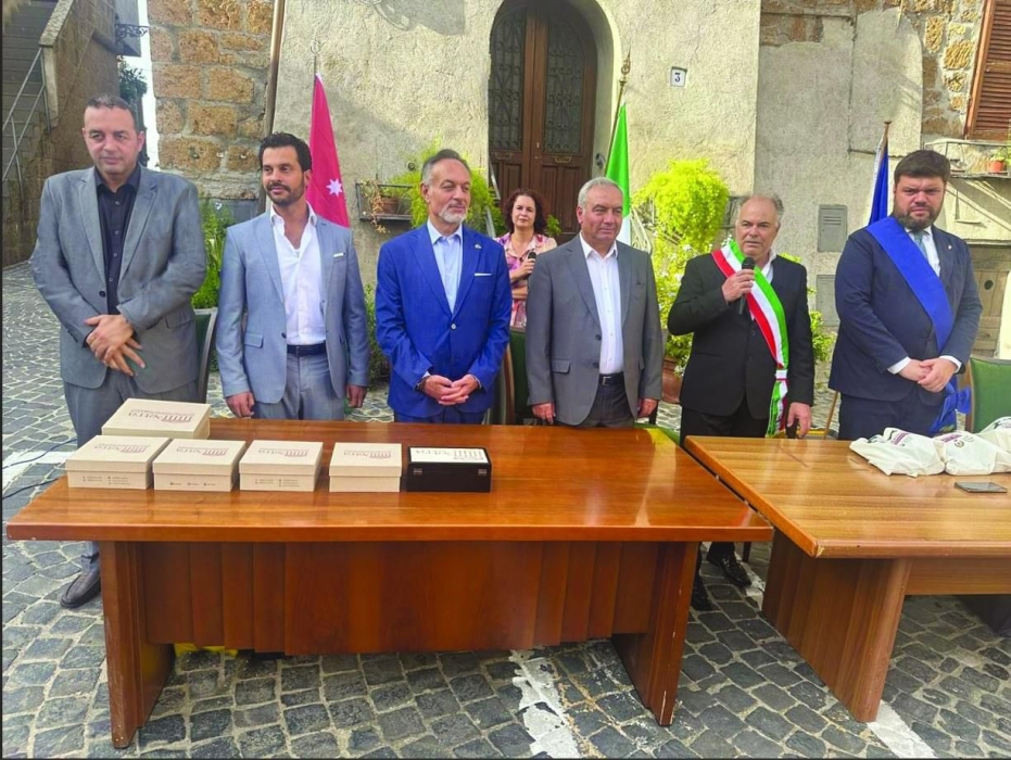 إتفاقية توأمة بين البترا وبلدية باربارانو رومانو الايطالية