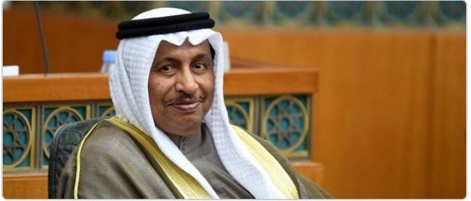 الشيخ محمد بني هذيل  يعزّي بوفاة سمو الشيخ جابر المبارك الصباح  رئيس الوزراء الكويتي الأسبق