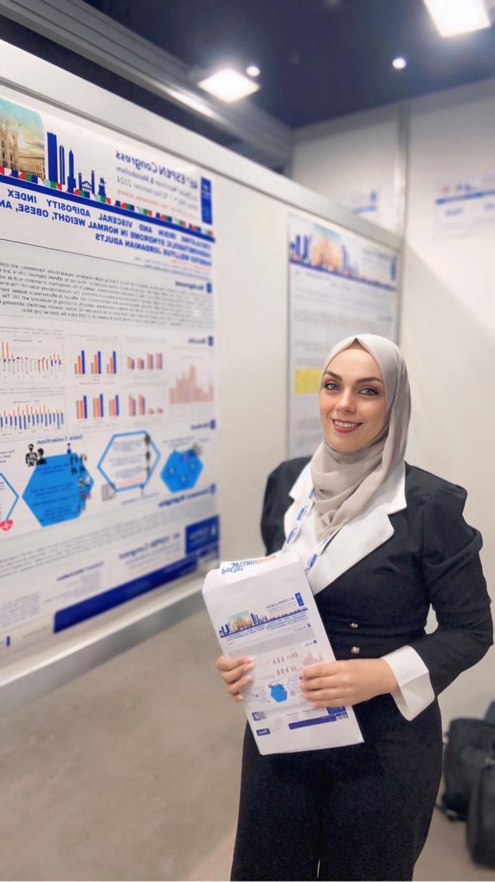 جامعة الزرقاء تشارك في مؤتمر  ESPEN46 للتغذية السريرية والتمثيل الغذائي