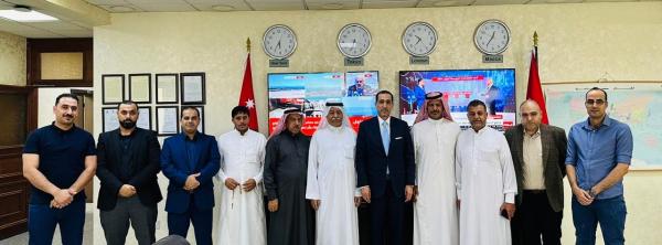 المواطنيين الأردنيين العودات والنعيمات يزوران الخارجية بعد احتجازهما لدى الاحتلال