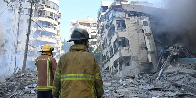 استشهاد 10 من رجال فرق الإطفاء اللبنانية إثر مجزرة جديدة للعدو الإسرائيلي