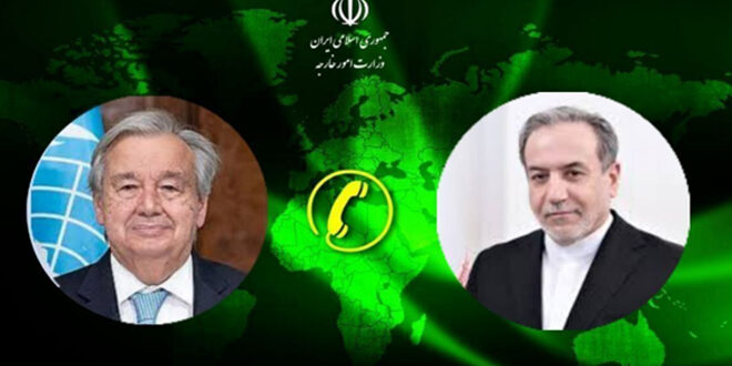 إيران تطالب الأمم المتحدة بتوظيف جميع إمكانياتها لوقف الجرائم الإسرائيلية ومساندةالشعبين الفلسطيني واللبناني
