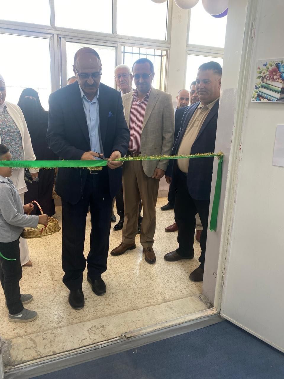 المجالي يفتتح مشروع اقرأ في مدرسة بتير الثانوية المختلطة