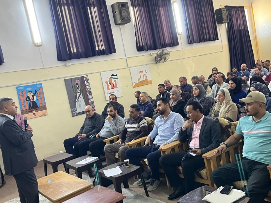 القويسمة تعقد ورشة الصحة المدرسية في مدرسة إسكان المالية والزراعة الثانوية المختلطة