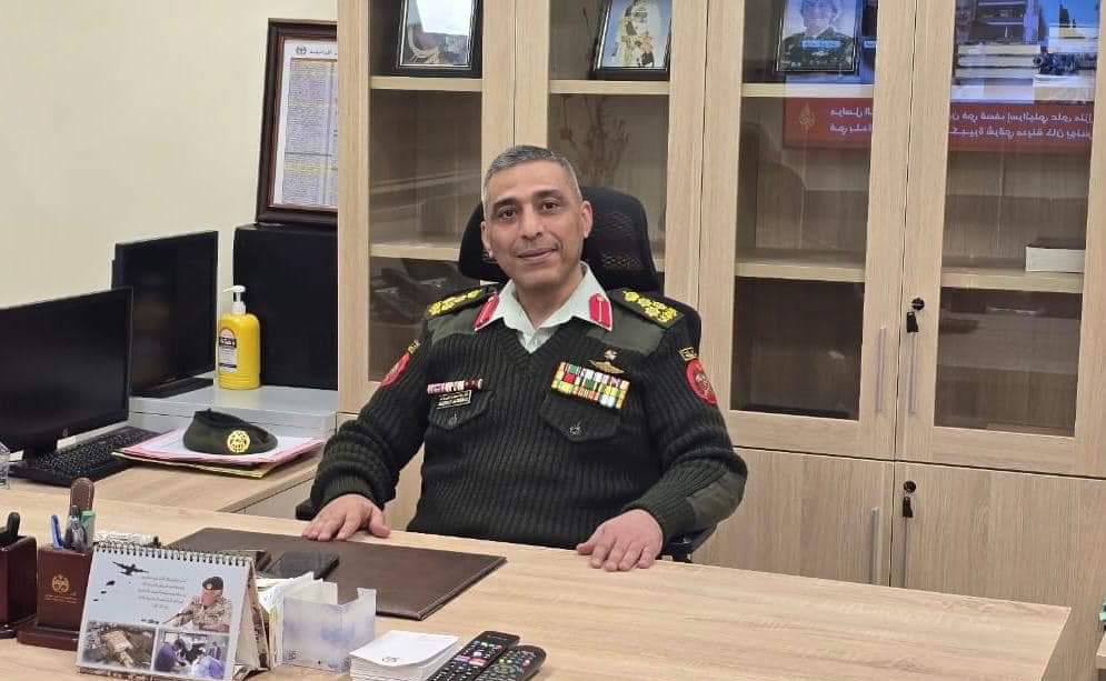 الجبور  يهنئ أشرف محمد عليمات بالترفيع إلى رتبة عميد