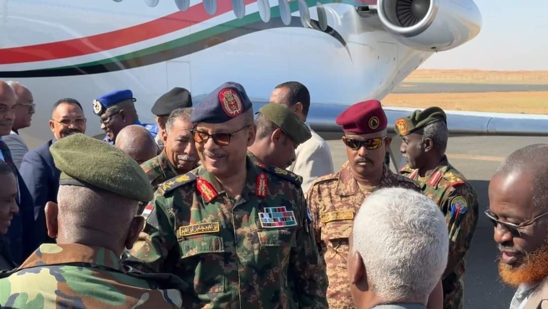 السودان : عضو مجلس السيادة الانتقالى مساعد القائد العام الفريق مهندس إبراهيم جابر يصل دنقلا