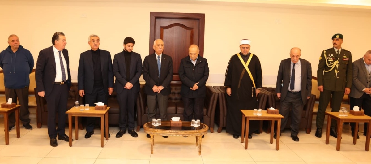 مندوبا عن الملك وولي العهد.. العيسوي يعزي التلهوني وغيث والغصين وخوت...صور