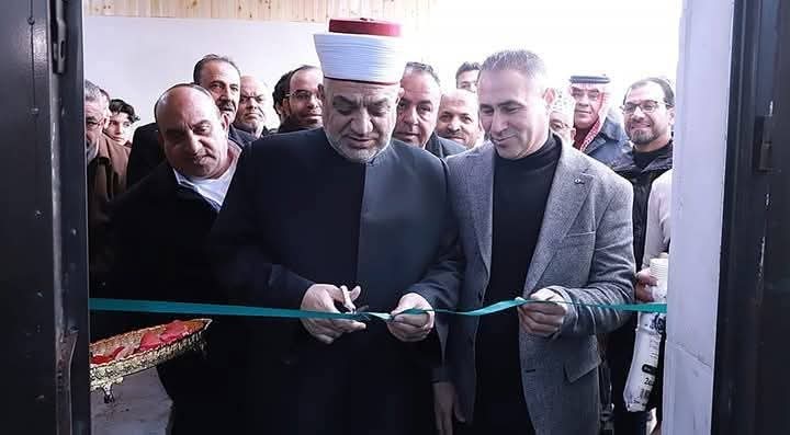 وزير الأوقاف يفتتح مسجداً في لواء الرصيفة