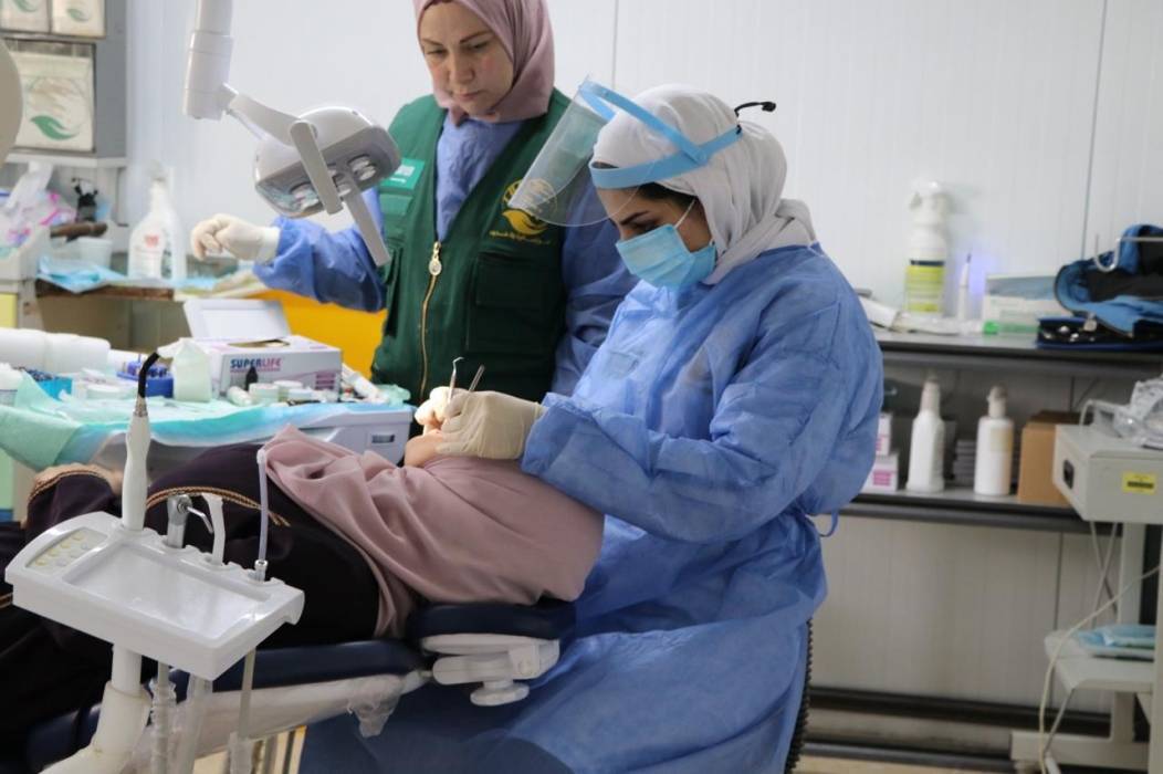انتهاء العمل بمشروع العيادات الطبية المتخصصة في مخيم الزعتري