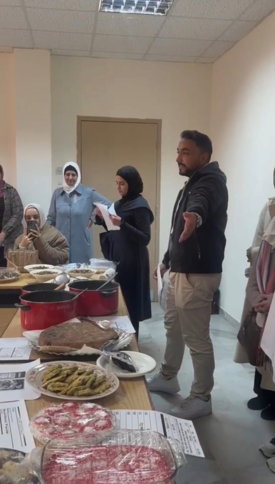معرض الأغذية التراثية في جامعة فيلادلفيا