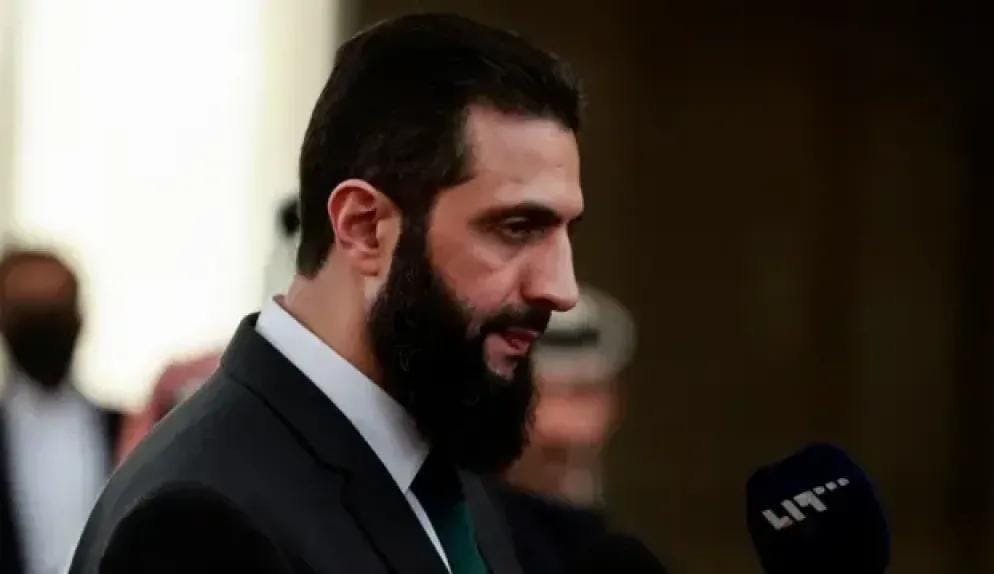 أحمد الشرع يهنئ دونالد ترامب برئاسة الولايات المتحدة ويعرب عن أمله في تعزيز السلام