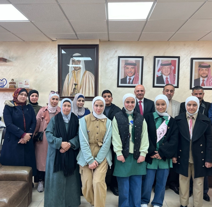 المجالي يجتمع مع المجلس البرلماني الطلابي لمديرية تربية الكرك