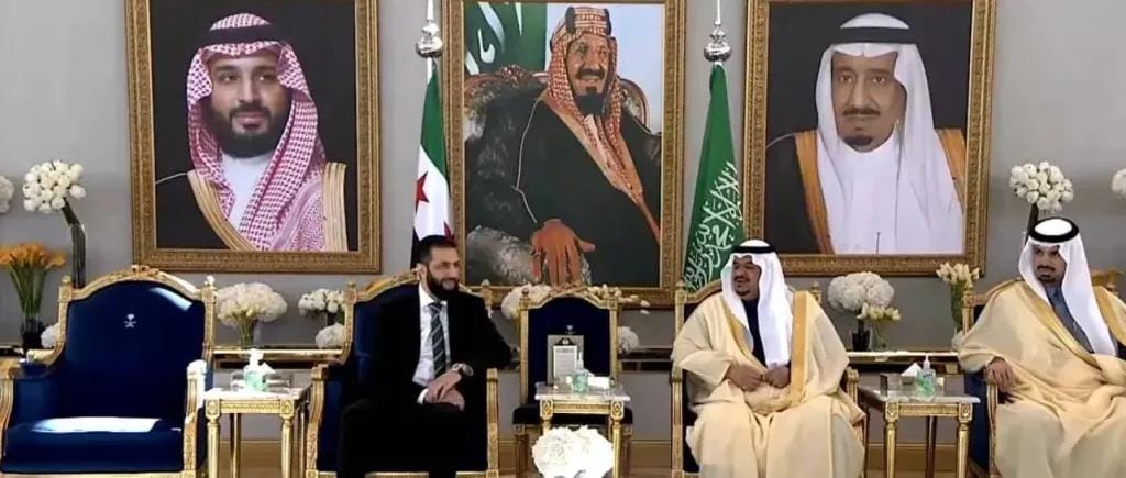 وصول الرئيس السوري أحمد الشرع إلى السعودية