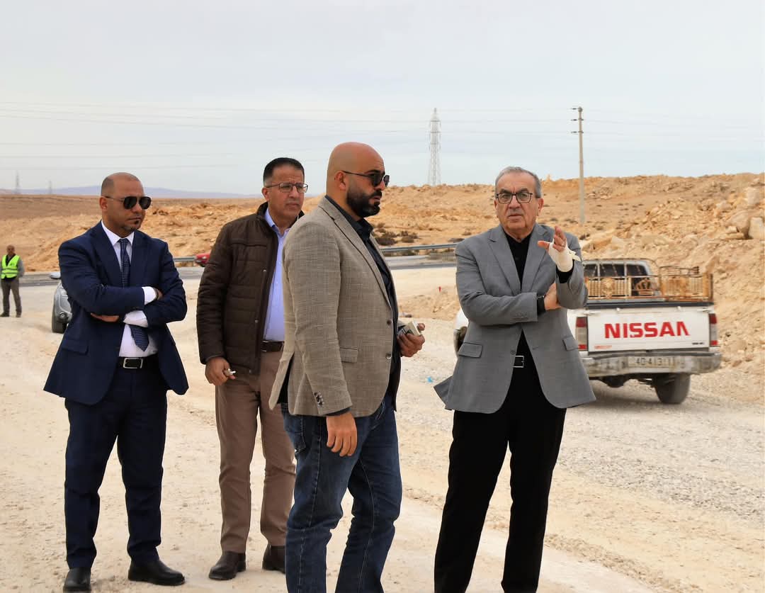 أبو السمن يتفقد مشروع طريق أبو الحصاني جنوب العاصمة عمان