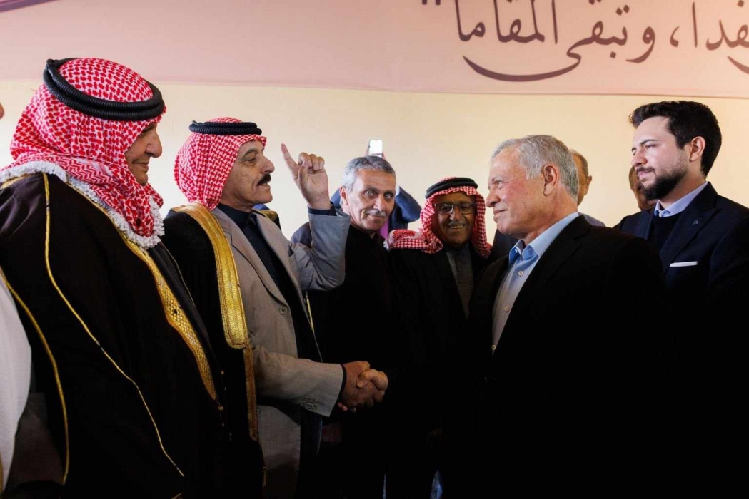 عشيره الكفاوين تقف خلف القياده الهاشميه