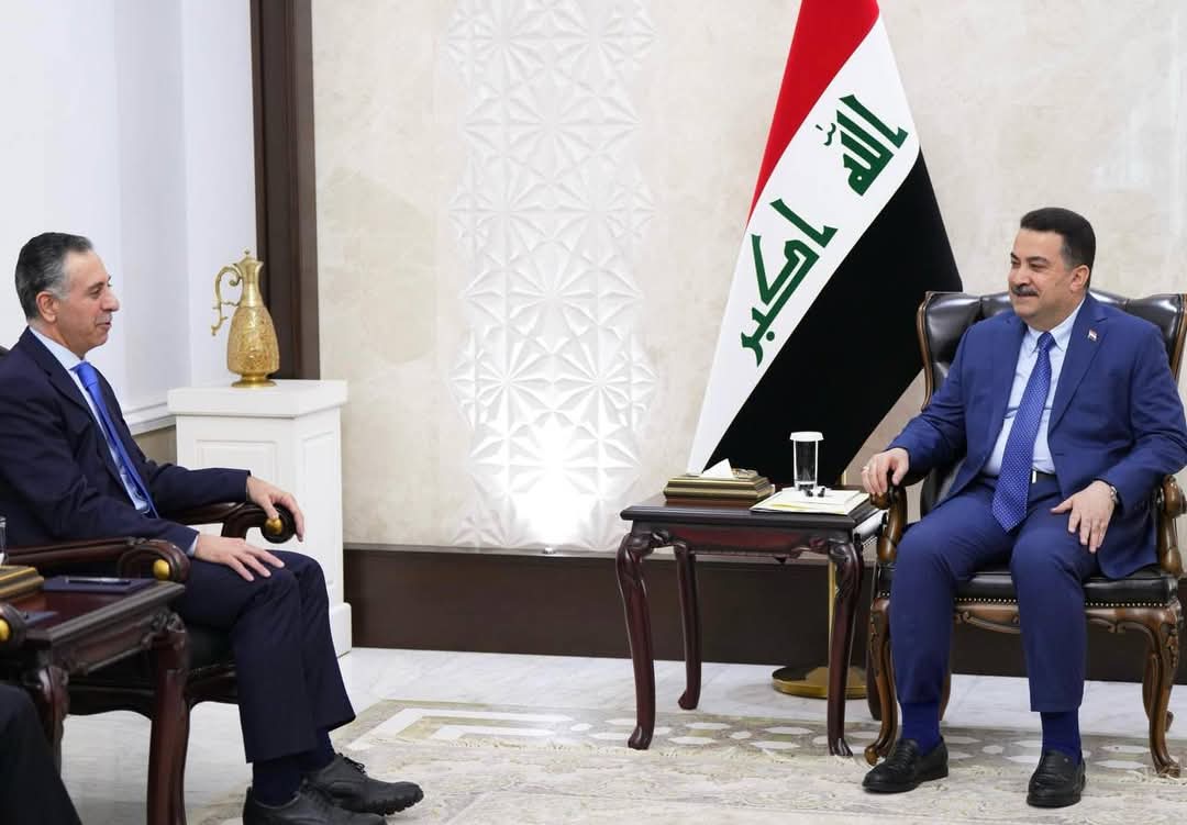 رئيس الوزراء العراقي  يستقبل وزير الصناعة والتجارة والتموين م. يعرب القضاة