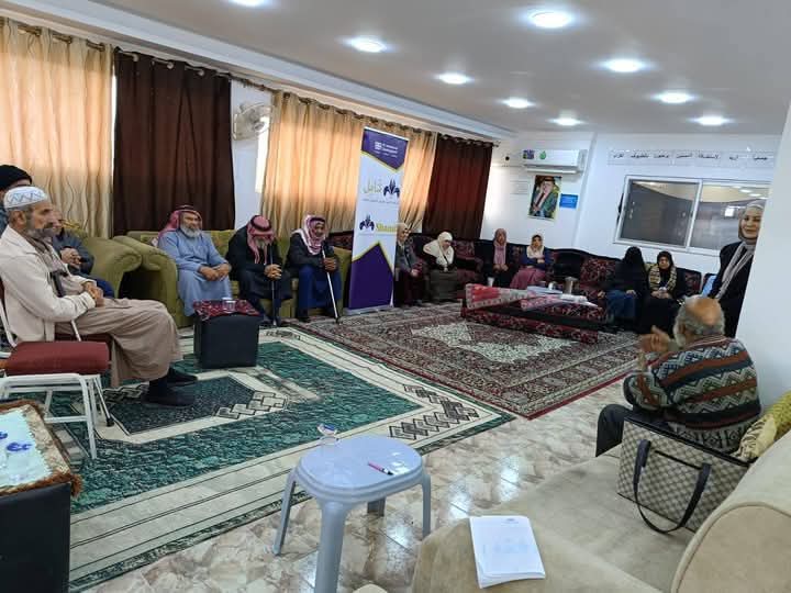 وفد من المجلس الوطني لشؤون الأسرة يزور جمعية إربد لإستضافة المسنين