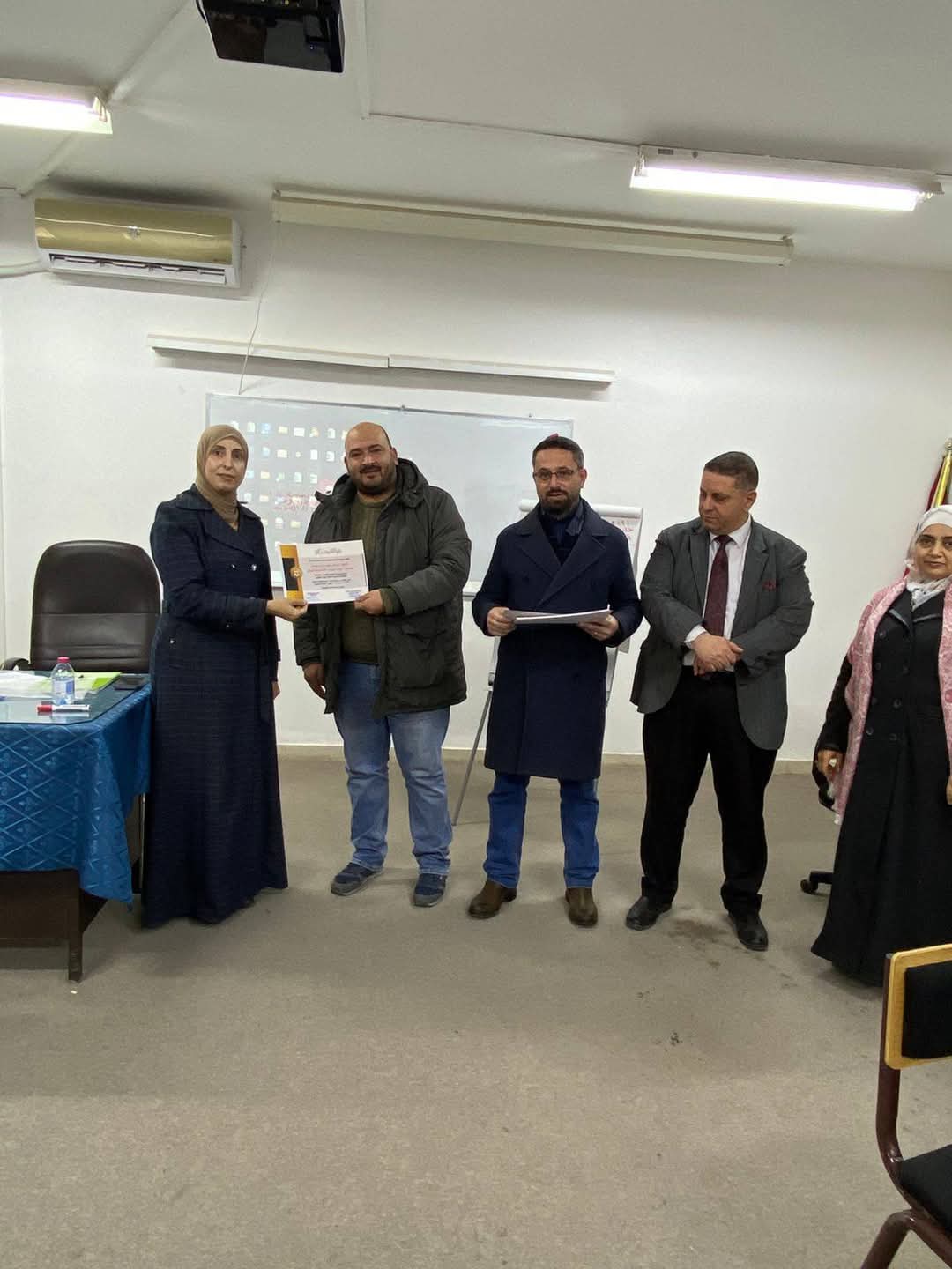 الطهراوي تختتم فعالية ورشة امناء اللوازم الجدد