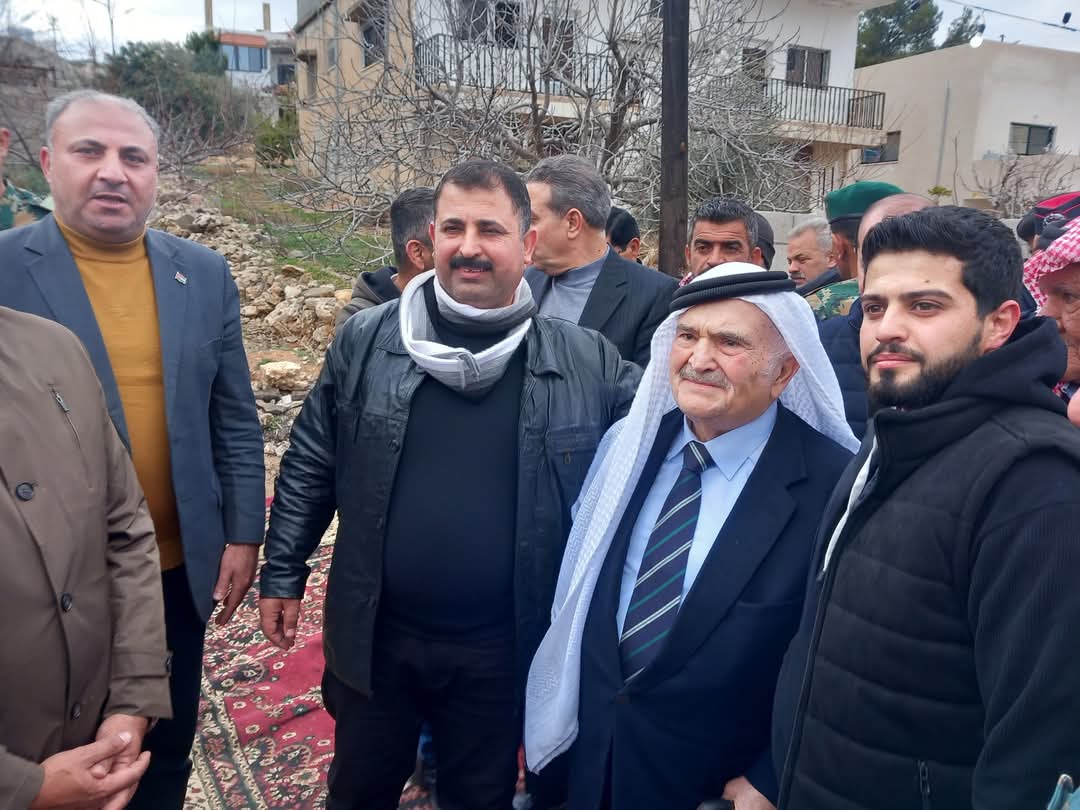 الأمير الحسن بن طلال يقدم واجب العزاء في دير الليات