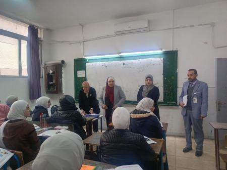 مديرة تربية بني عبيد تتفقد مدرسة زينب بنت الرسول