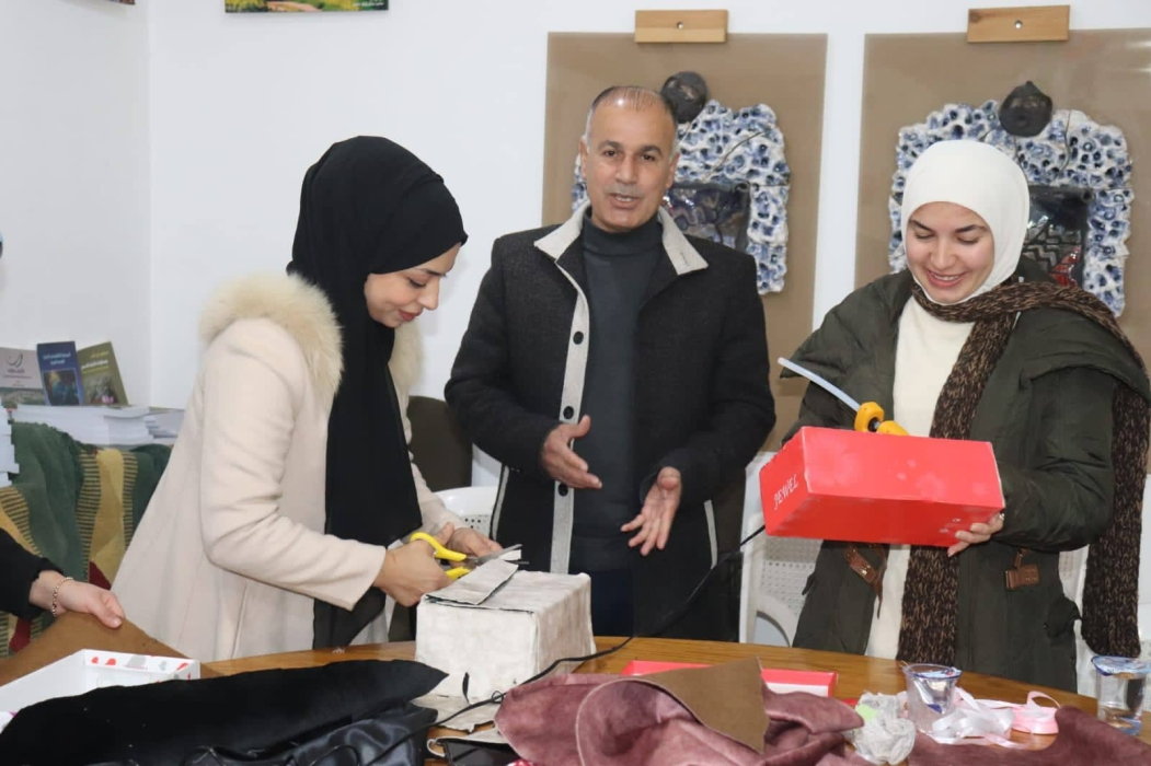 ورشة تدريبية لأعادة التدوير في مديرية ثقافة جرش