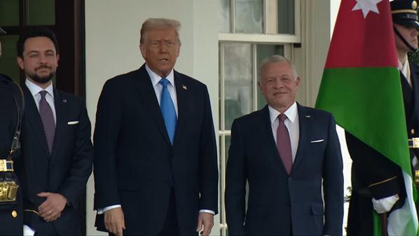 بالفيديو.. ترامب يعرب عن تقديره للملك ويصفه بـ الرجل العظيم