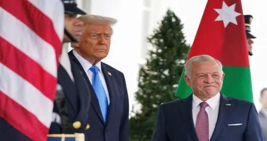 الملك: أنهيت للتو مباحثات بناءة مع الرئيس ترامب في البيت الأبيض