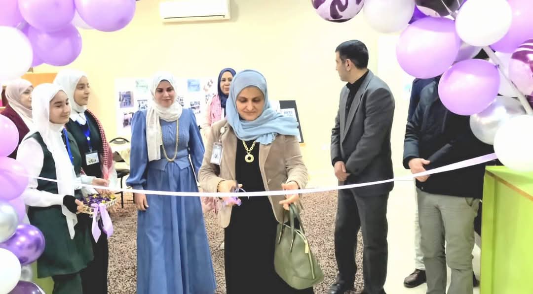 افتتاح معرض الكتاب في مدرسة الملك عبدالله الثاني للتميز بإربد