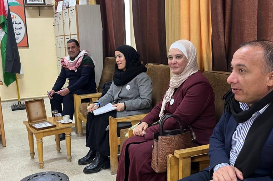 الذنيبات يلتقي بموفد ادارة الاشراف بمركز الوزارة لبحث استعداد تربية القصر للاختبار الدولي PISA 2025