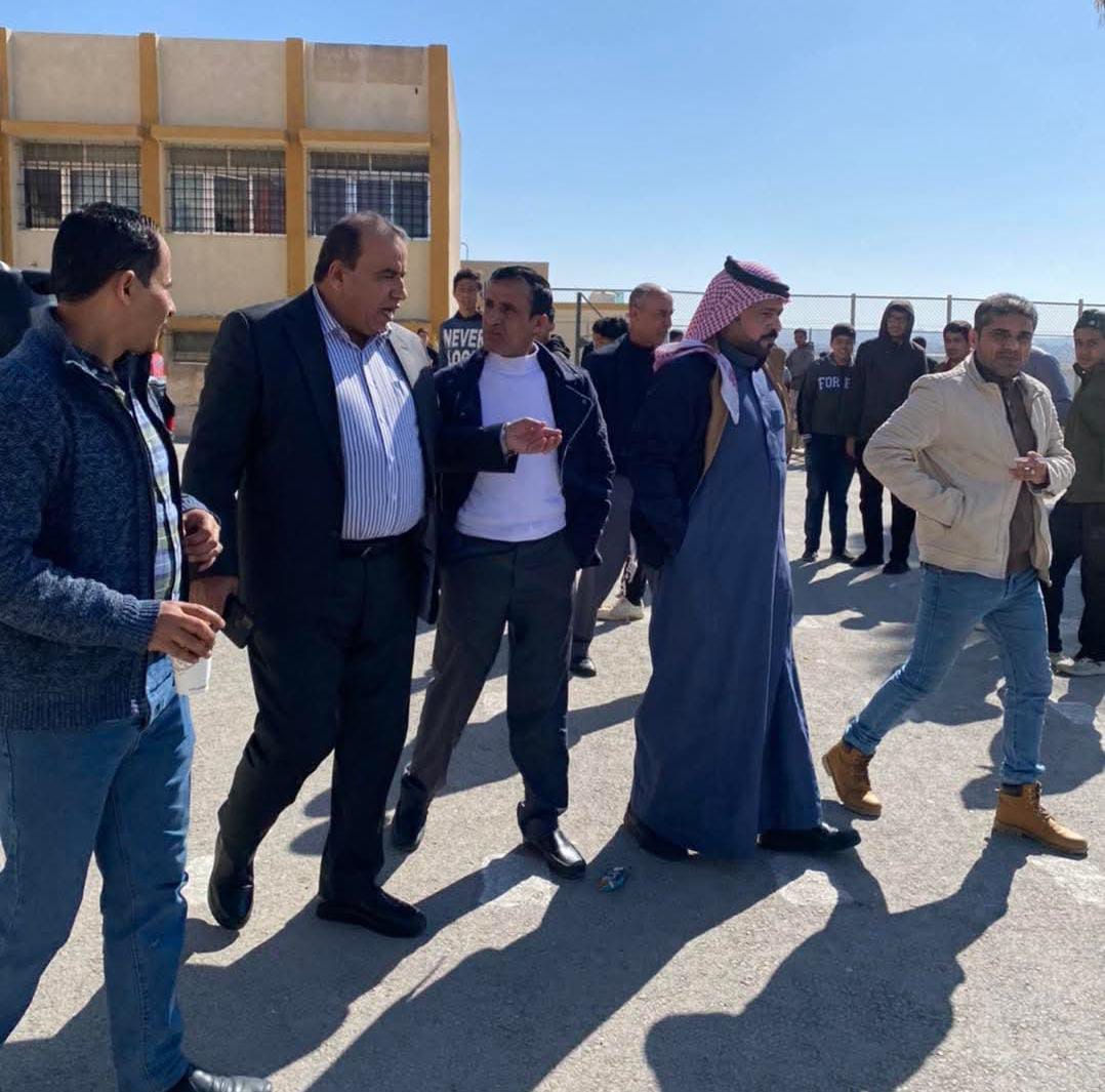 النائب إبراهيم الجبور يتابع قضايا مدارس الموقر