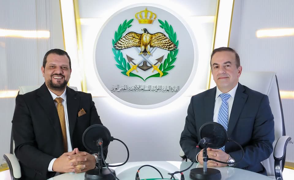 اذاعة الجيش العربي تستضيف مدير عام دائرة الأحوال المدنية والجوازات غيث الطيب