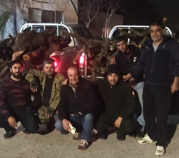 ضبط طن ونصف من أشجار السنديان المقطوعة في عجلون