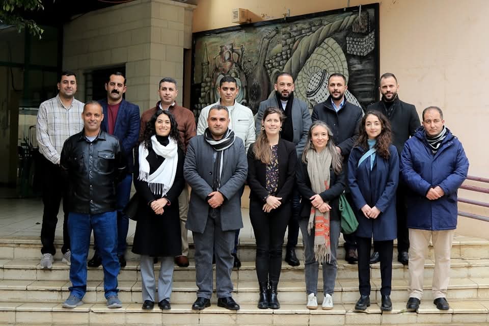 وفد من القنصلية الفرنسية العامة في القدس يزور المستشفى الميداني الأردني نابلس5