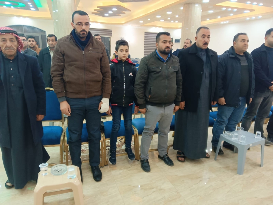 مهرجان خطابي في مضارب عشيرة العقيلي المقابله دعما لمواقف جلالة الملك المفدى المشرفه