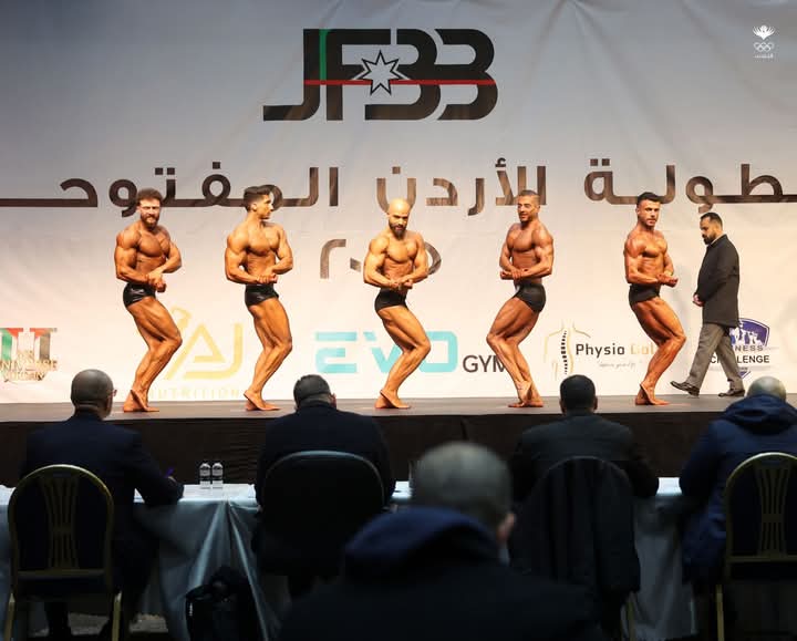 ختام بطولة الأردن المفتوحة لبناء الأجسام