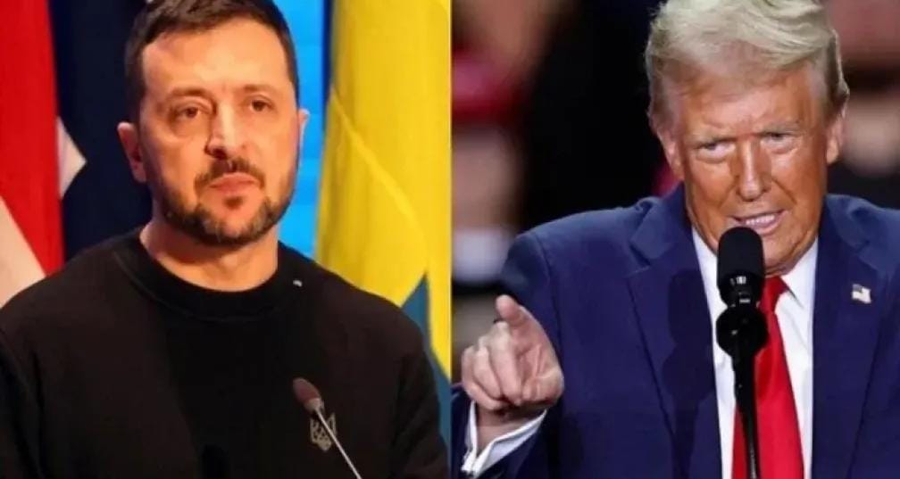 دعوة أمريكية مفاجئة للرئيس ”زيلينسكي” إلى مغادرة أوكرانيا والرحيل فورًا إلى هذه الدولة.. وترامب يواصل الهجوم