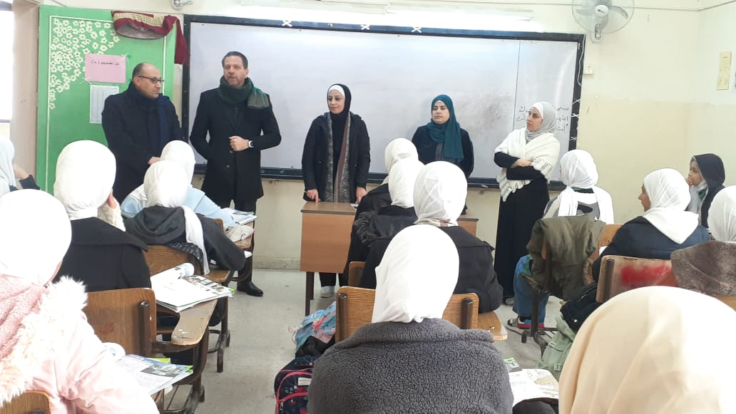 مدير تربية جرش  يتفقد عدداً من مدارس المحافظة