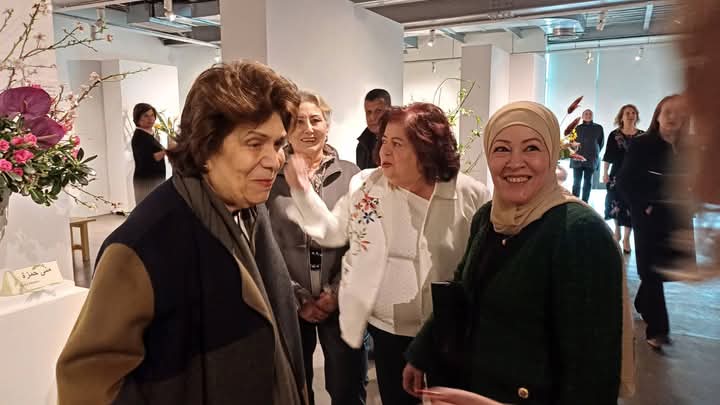إفتتاح معرض تنسيق الزهور لمدرسة السوجتسو للايكيبانا