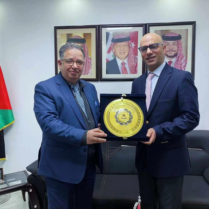 الملحق الثقافي الأردني يستقبل رئيس جامعة الدلتا