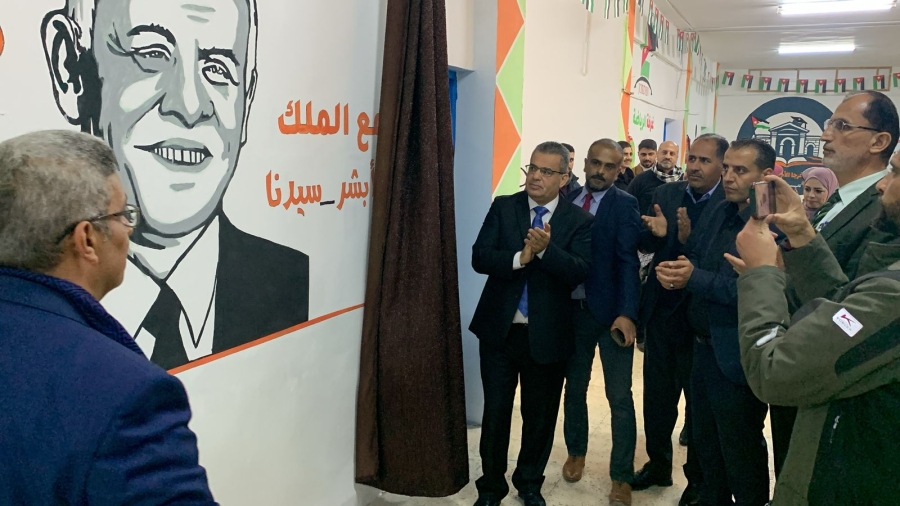 افتتاح جدارية الالتفاف حول الراية الهاشمية وقيادتها الحكيمة في بني كنانة