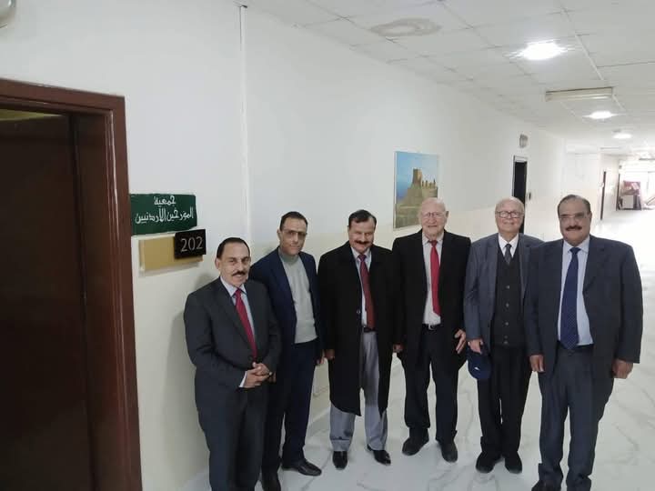 أشرف أباظة يزور جمعية المؤرخين الأردنيين