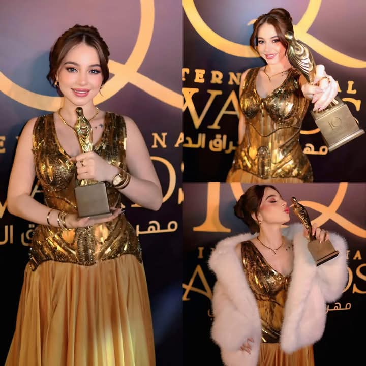 اليوتيوبر بيسان اسماعيل تفوز بجائزة أفضل فنانة صاعدة في مهرجان العراق الدولي