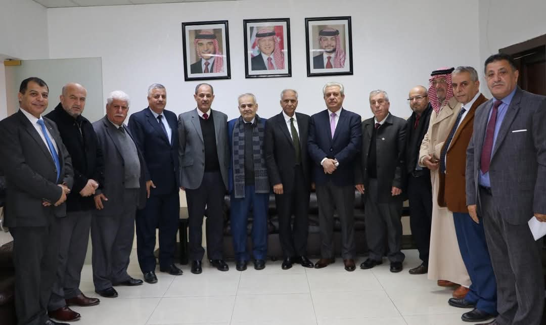 الرقاد  يستقبل رئيس وعدد من اعضاء  تجمع إربد للمتقاعدين العسكريين