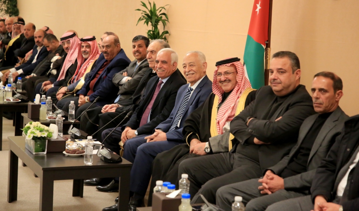 أبناء قبيلة بني صخر في الديوان الملكي الهاشمي....صور