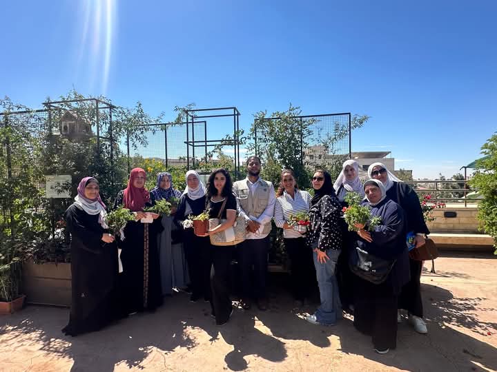 إختتام مشروع الأسطح الخضراء لشبكة العمل المناخي