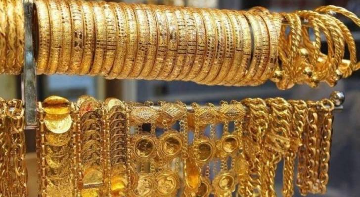 انخفاض أسعار الذهب في الأردن السبت