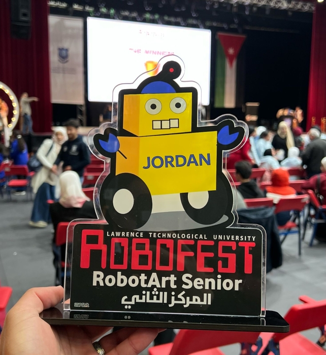 مدرسة وادي موسى الثانويه للبنين تحصد المركز الثاني في البطولة الوطنيه للمسابقه العالميه Robofest
